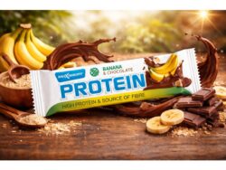 MAXSPORT Protein Bar γεύση Μπανάνα Σοκολάτα 60gr
