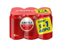 AMSTEL ΚΟΥΤΙ 330ml (5+1)
