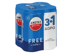 AMSTEL FREE ΚΟΥΤΙ 330ml (3+1)