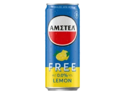 AMSTEL FREE LEMON ΚΟΥΤΙ 330ml