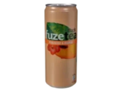 FUZE Black Ice Tea Ροδάκινο-Ιβίσκος Μεταλλικό Κουτί 6x4packx330ml