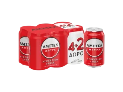 AMSTEL ΚΟΥΤΙ 330ml (4+2)