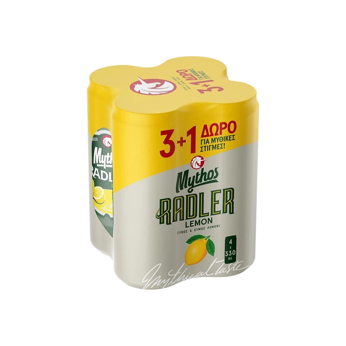 MYTHOS RADLER ΚΟΥΤΙ 330ml (3+1)