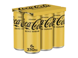 COCA COLA ZERO LEMON ΚΟΥΤΙ (6pack) 330ml