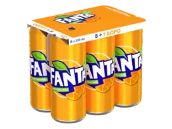 FANTA ΠΟΡΤΟΚΑΛΙ ΚΟΥΤΙ 330ml (5+1)